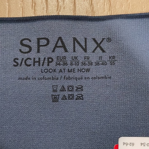 Spanx Ecocare Ankle Legging, Deep Blue Tie Dye, sz S - Picture 4 of 12